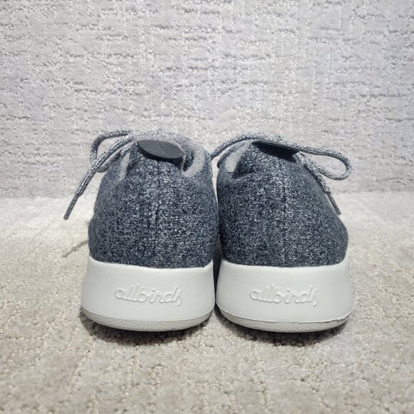 Allbirds Natural Gray Merino Wool Runners Sneaker Men's Size US 10, 11. LIKE NEW - Picture 9 of 11